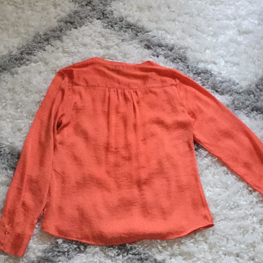 The Limited Orange Blouse - Picture 3 of 7